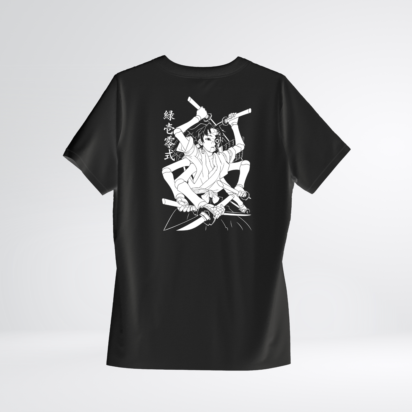 T-Shirt Gyomei Himejima - Demon Slayer doppia stampa