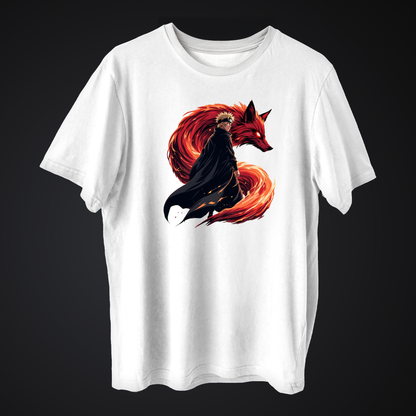 T-Shirt Naruto con il suo Kurama