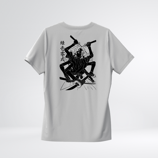 T-Shirt Gyomei Himejima - Demon Slayer doppia stampa