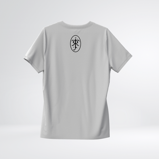 T-Shirt Il Signore degli Anelli scritta Elfica circolare - doppia stampa